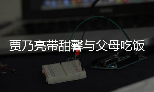 抱孙女依甜馨母吃贾乃与父依不饭 亮带离别时拥舍